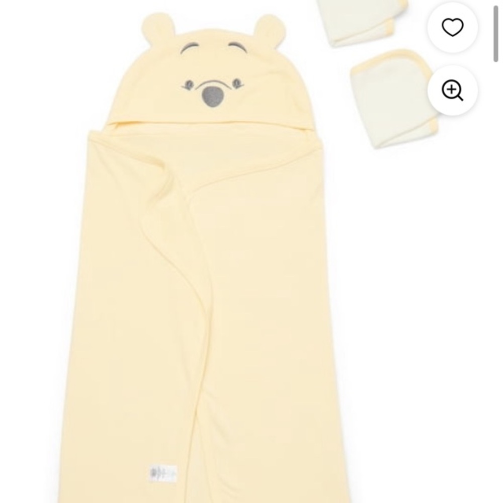 Disney Baby Dreams and Wishes Winnie the Pooh Hooded Towel